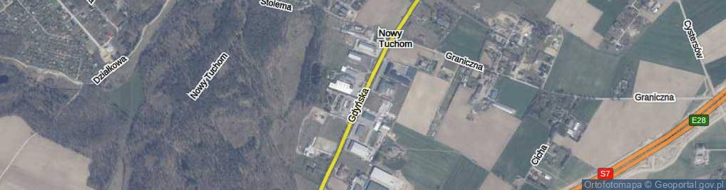 Zdjęcie satelitarne Gdyńska ul.